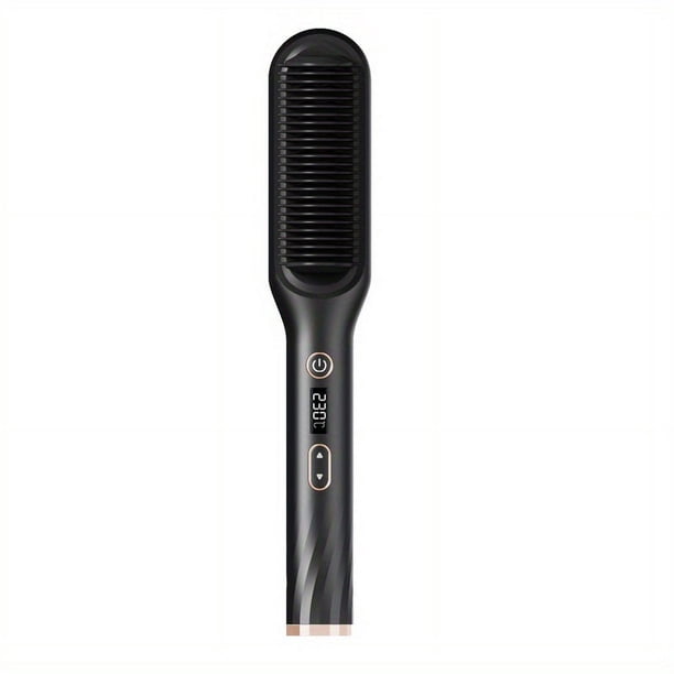 Upgrade Your Hair Styling Routine with This Multifunctional LCD Screen Hair Straightener Comb!