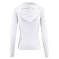thumbnail image 3 of FashionMille Women Regular Slim Fit Lightweight Zip UP Cotton Blend Hooded Jacket, 3 of 5