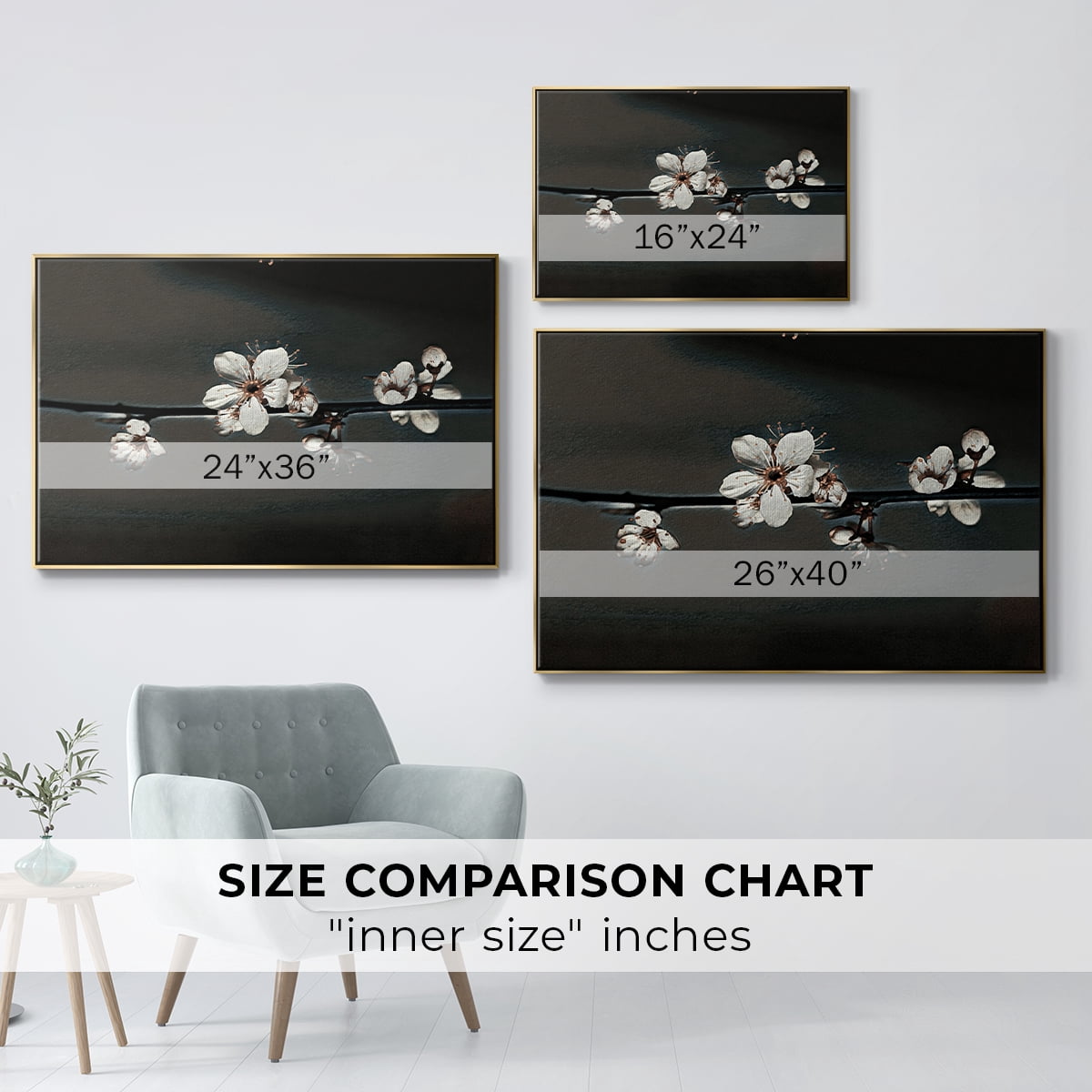 Vintage Botanical Print-XXXVIII By Wexford Home Framed in Gold Wood Gallery Wrapped Canvas 17 in. x 25 in.