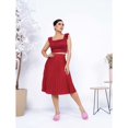 thumbnail image 1 of Falda Midi Plisada Con Forro Liso Varios Colores Deng Xun unisex, 1 of 2