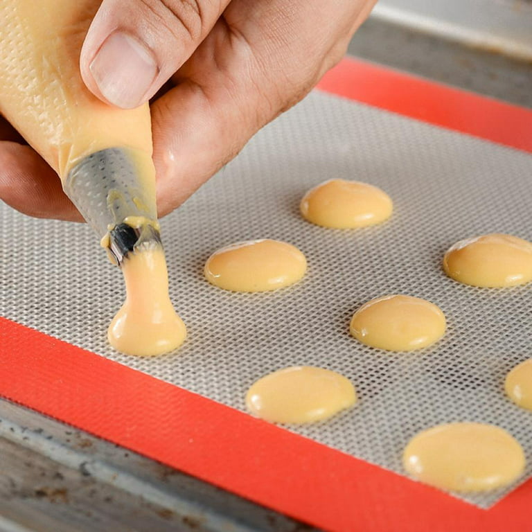 silicone macaron baking mat round cookie