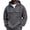 Dark Gray, variant on Tactical Hoodies for Men Quarter Zip Pullover Oversized Cargo Sweatshirts for Outdoor Hunting Hiking Camping Fishing Workwear