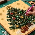 thumbnail image 4 of DIY Christmas Pearl Diamond Painting Art Kit with Frame, Christmas Pearl Beads Art Craft for DIY Lover Beginner for Home Wall Decor, Healing Stress-Relieving.F, 4 of 6