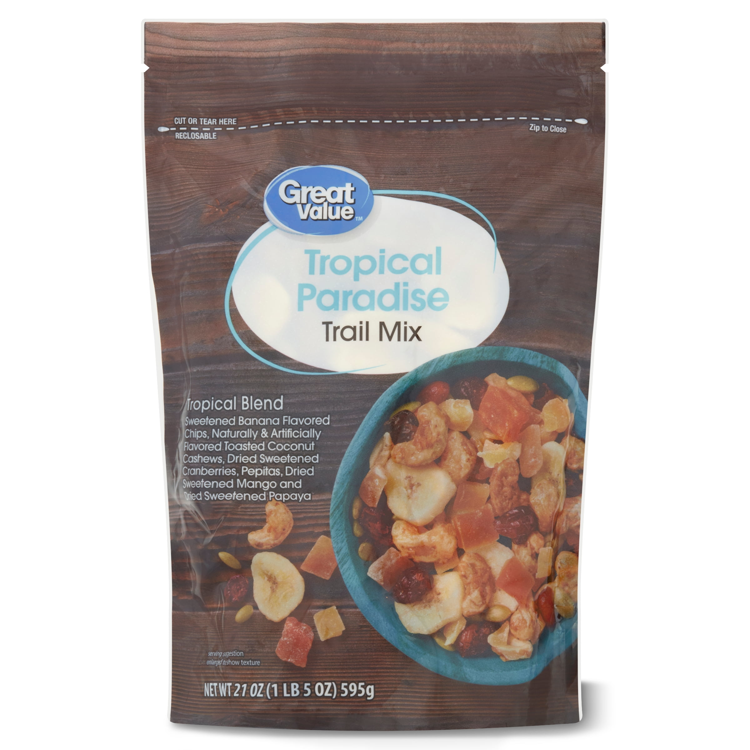 Great Value Tropical Trail Mix, 21 oz
