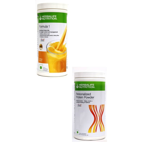 Herblife Nutrition Shake Mix Mango Flavor With Personalized Protein Powder 400 Gram
