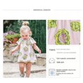 thumbnail image 4 of Los niños y las niñas de manga corta para bebés y bebés visten un traje de una pieza de algodón modal de verano para bebés, 4 of 4
