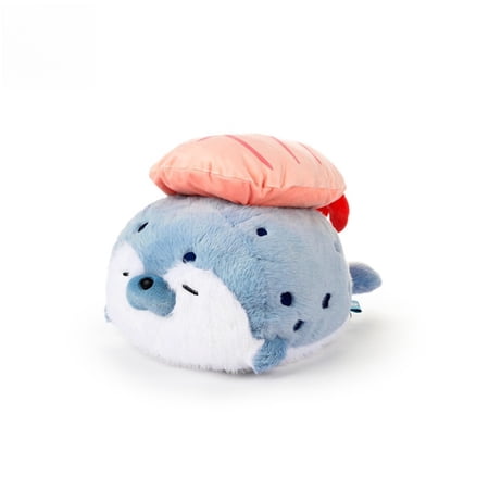 Sushi Sea Otter Plush Toy, Soft Stuffed Animal Pillow for Sofa Bed Decor