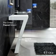 thumbnail image 5 of Eviva Numero 24" White Bathroom Vanity One Piece High Quality Acrylic Consule/Pedestal, 5 of 6