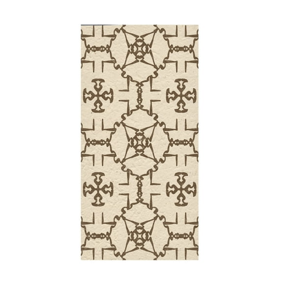 Trademark Fine Art Alonzo Saunders Motif on Cream VIII Canvas Wall Art