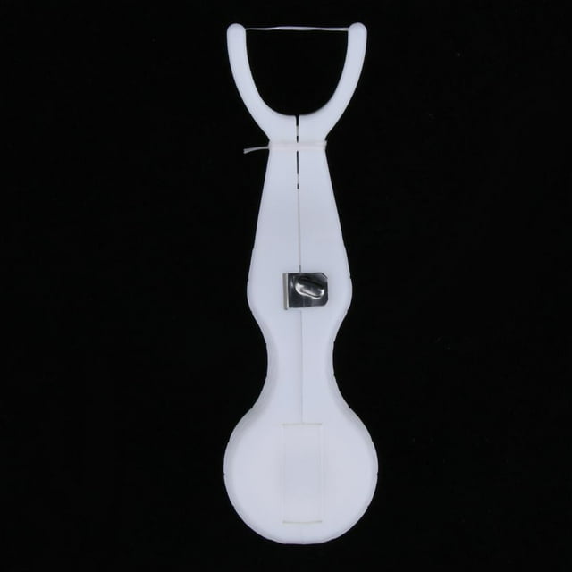 Brosse Interdentaire Manuelle Support de Fil Distributeur de Fil avec Fil 30 m - Fil Remplaçable - 3 Couleurs au Choix Blanc