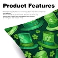 thumbnail image 2 of Saint Patrick's Day Inserts - Set of 2 Bed Pillow Inserts with Unique Patterns - Available in Sizes 16x16, 18x18, 20x20 Inches for Throw Pillow Covers - Great for Any Occasion!, 2 of 6