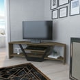 thumbnail image 3 of Sares Open Shelving Design Tv Stand - Oud Oak Black, 3 of 5