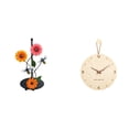 thumbnail image 1 of Soporte de papel higiénico,Soporte para toallas de papel de encimera,Reloj de pared,Reloj de pared decorativo para sala de estar,silencioso,Reloj de pared de madera,decoración moderna, 1 of 8