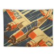 thumbnail image 5 of Orinice Retrofuturism Tapestry Wall Hanging Unique Style Graphic Tapestries Home Wall Decor Art for Living Room Bedroom Apartment Farmhouse Dorm 40x30inch, 5 of 6