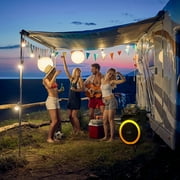 Dolphin SP-18RBT Box Party 18-Inch Rechargeable Bluetooth Party Speaker – Deep Bass, High Power Sound, Wireless Microphones, USB/SD, AUX & Guitar Inputs, Extended Battery Life, 12V Input