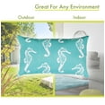 thumbnail image 4 of Majestic Home Goods Sea Horse Indoor Outdoor Small Decorative Throw Pillow, 4 of 6