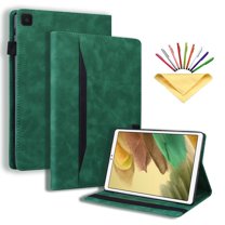 Dteck Case for Samsung Galaxy Tab A7 Lite 8.7 2021 Model (SM-T220/T225), Multiple Viewing Angles Stand Folio Cover with Pocket,Green