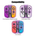 thumbnail image 2 of TSV Clear Storage Case Fit for Nintendo Switch/OLED Joy-Con, PC Transparent Protective Travel Carrying Box with Magnetic Closure and Lanyard, 2 of 7
