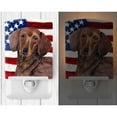 thumbnail image 2 of Caroline's Treasures SC9010CNL Flag with Dachshund Ceramic Night Light, 6x4x3", multicolor, 2 of 2