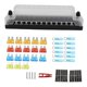 thumbnail image 4 of Adhesivo de bloque de fusibles de 12 circuito eléctrico, soporte de caja de fusibles ATC / de 12-32 V, apto para vehículos recreativos , bar - D DYNWAVEMX Cajas de bloque de fusibles, 4 of 7