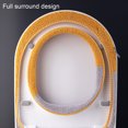 thumbnail image 3 of Walbest Winter Knitted Fabric Skin-friendly Toilet Pad, Comfortable Warm Washable Cloth Toilet Cover Pad for Home Hotel, 3 of 7