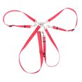 thumbnail image 4 of IFANLANDOR Collier de Dressage pour Chien Solide Lot de 1 Trois Têtes en Nylon Rouge, 4 of 7