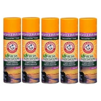 Arm & Hammer Fresh Scentsations Carpet & Room Odor Eliminator Vacuum Free Foam, Island Mist Scent, 15 Ounce - 5 Pack