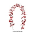 thumbnail image 3 of geerera 79 Inch Artificial Red Berry Garland, Burgundy Faux Berry Vine for Christmas Winter Holiday Decor, Indoor Outdoor Fireplace Mantel Staircase New Year Decorations, 3 of 6