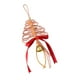 thumbnail image 1 of Christmas Árbol Colgante Adorno Decorativo con Campana Elaborado a Mano en Cuerda Y Metal Apto para Decorar Árboles Paredes Ventanas Y para Regalar en Rosa, 1 of 8
