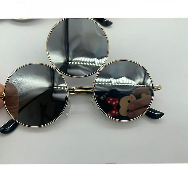 Black round sunglasses womens online