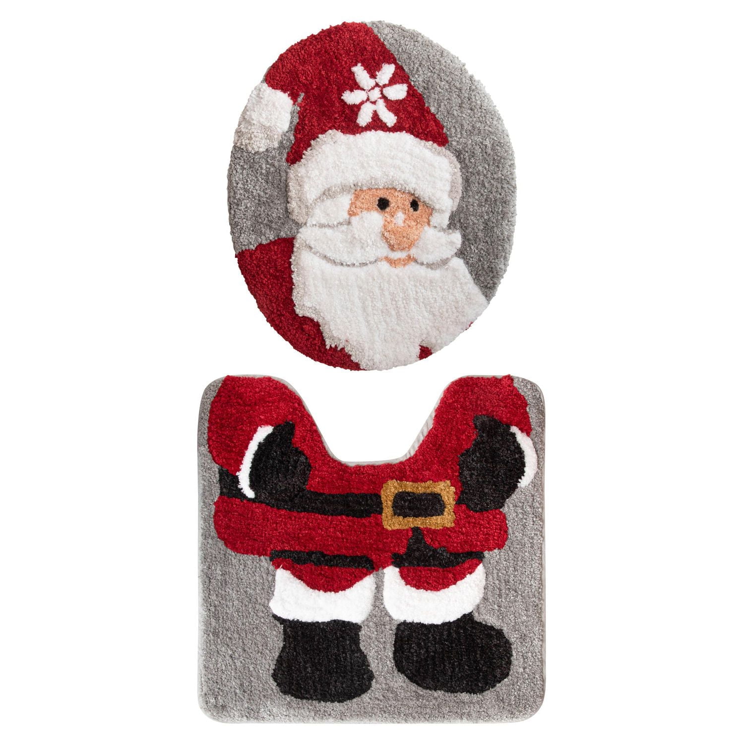 Holiday Time Contour mat set-Santa