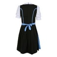 thumbnail image 3 of Clearance! Labakihah Dresses For Women 2024 Women'S Plus Size German Dress Square Neck Apron Oktoberfest Girl Blue Xxxxxl, 3 of 8