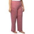 thumbnail image 5 of Fruit of the Loom Women's Soft & Breathable V-Neck Short Sleeve Top & Pajama Pant Set, Sizes S-4X, 5 of 10