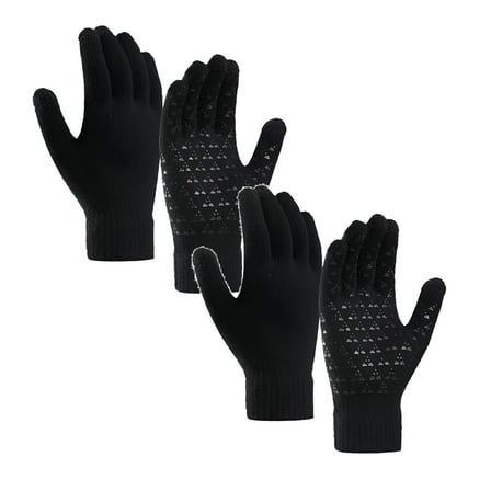TELOLY 2 Pack Work Gloves for Cold Weather Men Winter Gloves with Touch Screen Feature