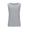 thumbnail image 7 of Xdegoge Tank Tops for Men Crewneck Sleeveless Casual Everyday Athletic Gym Workout Relaxed Fit Solid Basic Plain Design Soft Lightweight Breathable Summer Spring Tops, 7 of 7