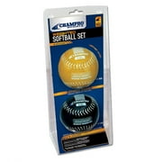 Champro Weighted Training Softballs, 12in, Set of 2, 11 and 12 ounce by Champro