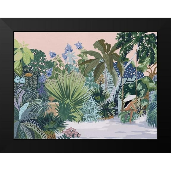 Urban Road 14x12 Black Modern Framed Museum Art Print Titled - Jungalow June