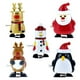 thumbnail image 4 of 5pcs santa nieve muñeco de viento juguetes dibujos animados juguetes para caminar favores de fiesta de Navidad, 4 of 5