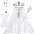 thumbnail image 1 of Txlixc Capa de princesa, collar de varita de la Corona de la chica Txlixc moda, 1 of 1