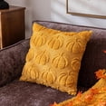 thumbnail image 3 of Throw Pillow Covers Pumpkin Fall Decorative Soft Fur Pillow Covers for Autumn Harvest Fluffy Plush Accent Pillow Cases for Farmhouse Couch Cushion Covers 2 Pack, 3 of 8