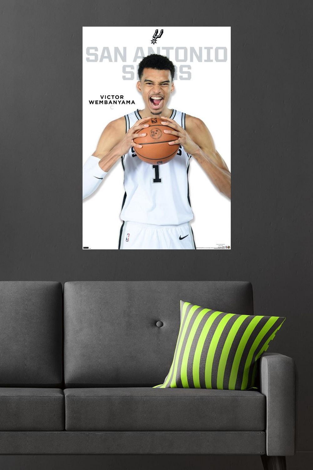 NBA San Antonio Spurs - Victor Wembanyama Feature Series 23 Wall Poster, 22.375" x 34"