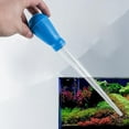 thumbnail image 3 of Flmtop 30ml Fish Tank Water Change Manual Mini Siphon Suction Pipe Gravel Cleaner Tool Blue, 3 of 8