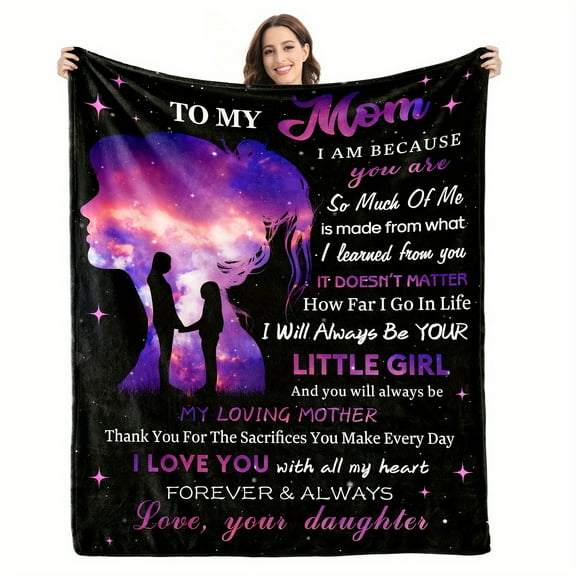 Daughter'S Gift to Mom, Blanket Gift to Mom, Mom'S Day Birthday Gift, Birthday Gift to Mom, Great Mother'S Gift, Mom'S Birthday Gift, Mom'S Mom, New Mom Blanket