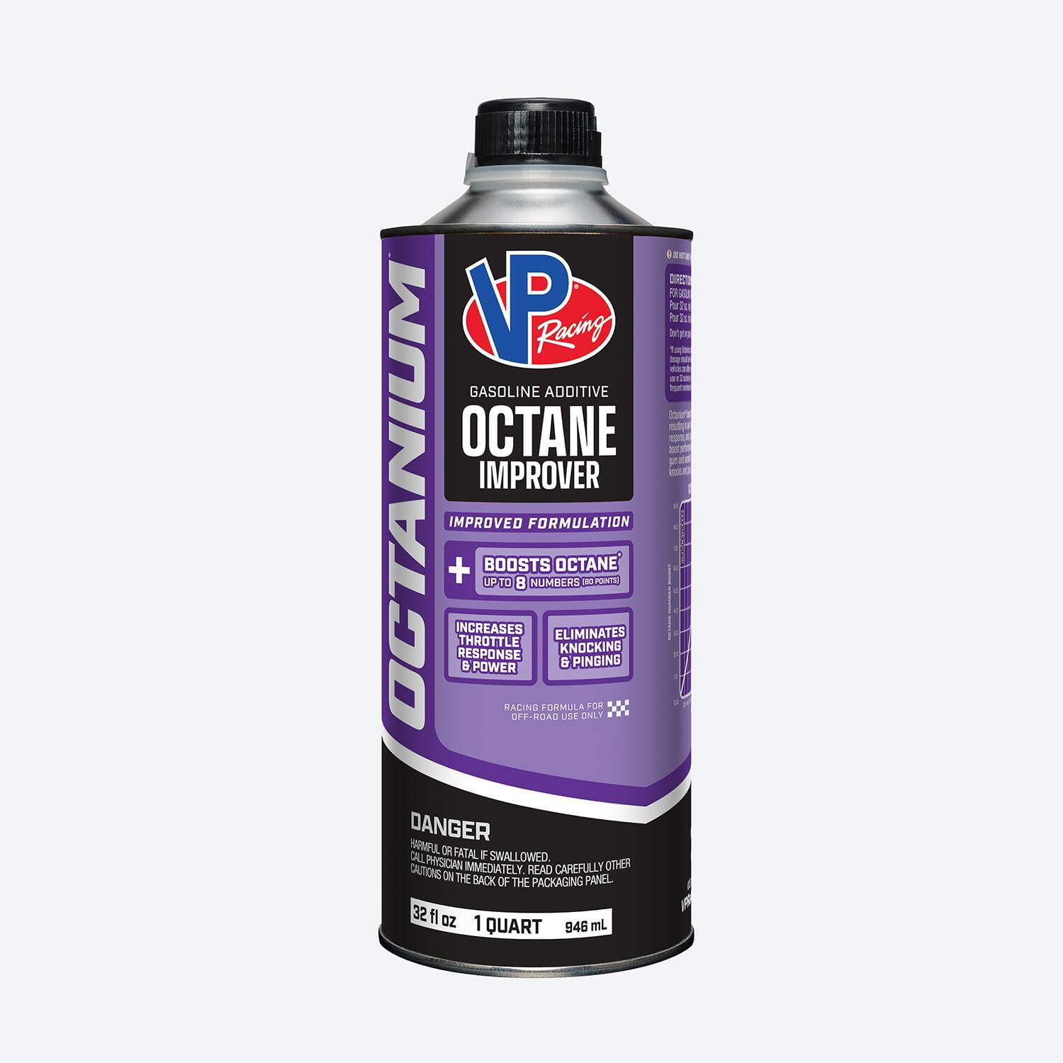VP Racing 29505, Octanium Unleaded Octane Booster - Quart
