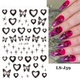 thumbnail image 1 of Pegatinas de corazón 3D para uñas, decoración del Día de San Valentín, estrellas bronceadoras doradas, Luna, deslizadores de uñas, calcomanías de mariposa para manicura, NTBTF-S Dengxun unisex, 1 of 2
