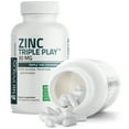 thumbnail image 3 of Bronson Zinc Triple Play 30 mg - Triple The Coverage Zinc Acetate, Picolinate & Orotate, 100 Vegetarian Capsules, 3 of 7