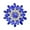 Royal Blue, variant on UDIYO Women Fashion Flower Brooch Crystal Rhinestone Jewelry for Wedding Party Gift