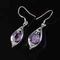 thumbnail image 4 of EOEMY Elegant 925 Silver Jewelry Drop Earrings For Women Cubic Zirconia Wedding Gift-#12, 4 of 4
