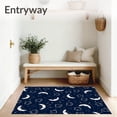 thumbnail image 3 of ODIKA 2x3 Machine Washable Non-Slip Area Rug, Sleepy Kitty Constellation with Dreaming Cat Motifs Ultra Soft Rug, None, 515377, 3 of 7