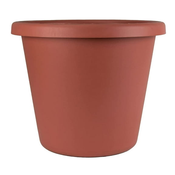 The HC Companies 14 In Plastic Indoor Outdoor Classic Planter, Terra Cotta